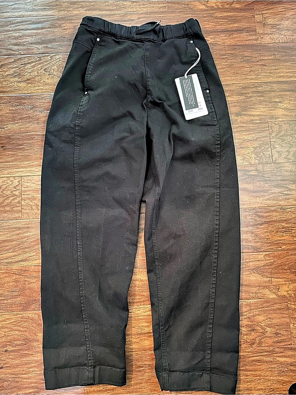 DUER FlexTwill Barrel Pull On Pant Black Pants